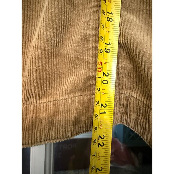 CAbi Casey Corduroy Jacket Brown khaki size Large - Picture 9 of 10